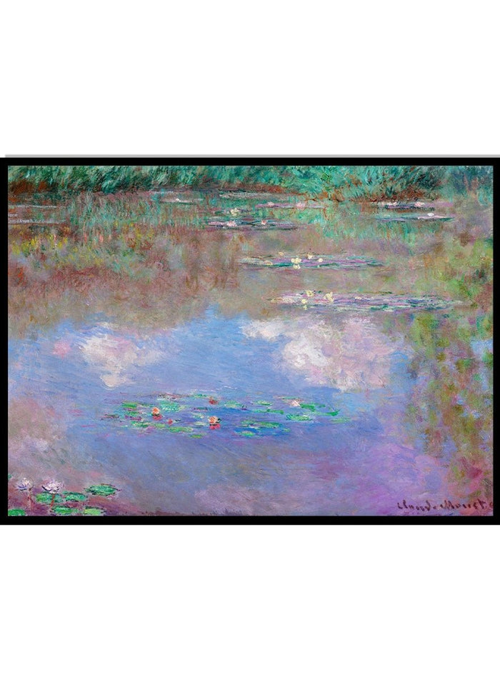 Claude Monet The Water Lily Pond (Clouds) Art Print_Sugar & Canvas_Claude Monet