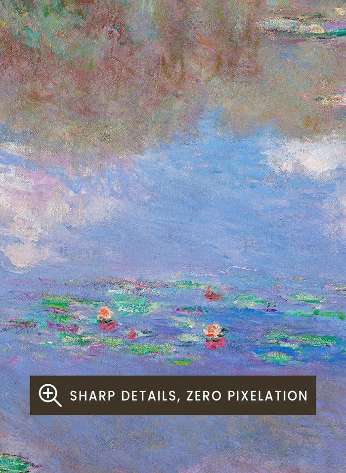 Claude Monet The Water Lily Pond (Clouds) Art Print_Sugar & Canvas_Claude Monet