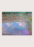 Claude Monet The Water Lily Pond (Clouds) Art Print_Sugar & Canvas_Claude Monet