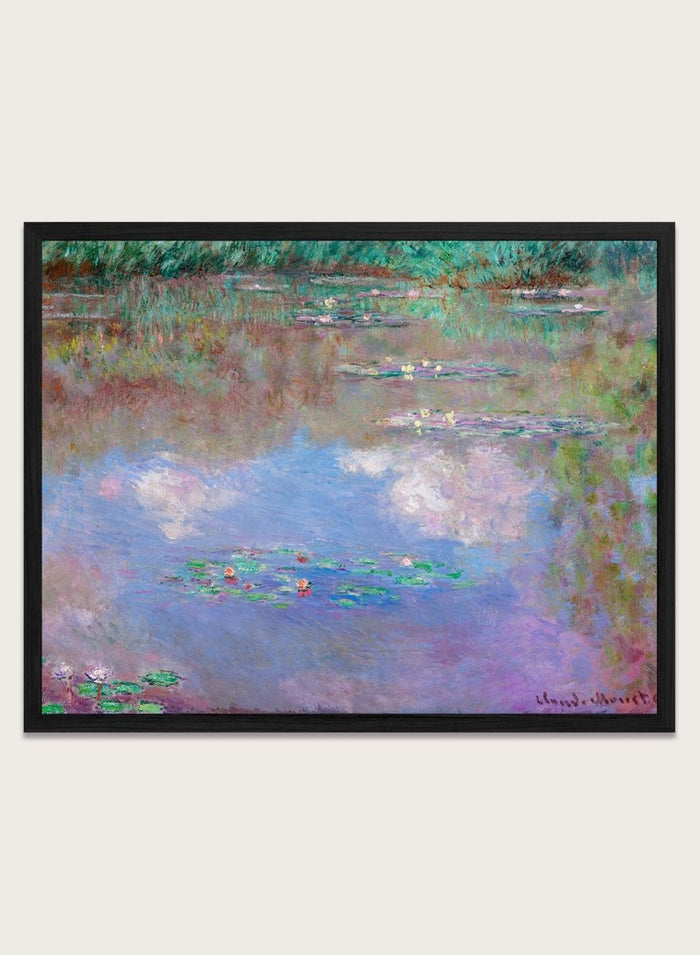 Claude Monet The Water Lily Pond (Clouds) Art Print_Sugar & Canvas_Claude Monet