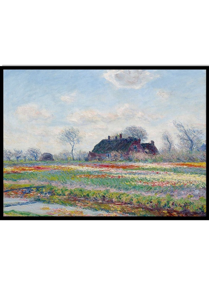 Claude Monet Tulip Fields at Sassenheim Art Print_Sugar & Canvas_Claude Monet
