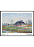 Claude Monet Tulip Fields at Sassenheim Art Print_Sugar & Canvas_Claude Monet