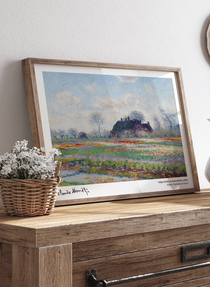 Claude Monet Tulip Fields at Sassenheim Art Print_Sugar & Canvas_Claude Monet