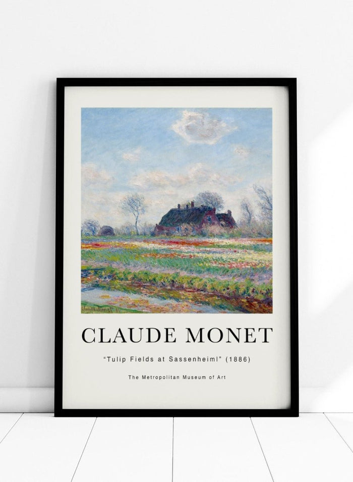 Claude Monet Tulip Fields at Sassenheim Art Print_Sugar & Canvas_Claude Monet