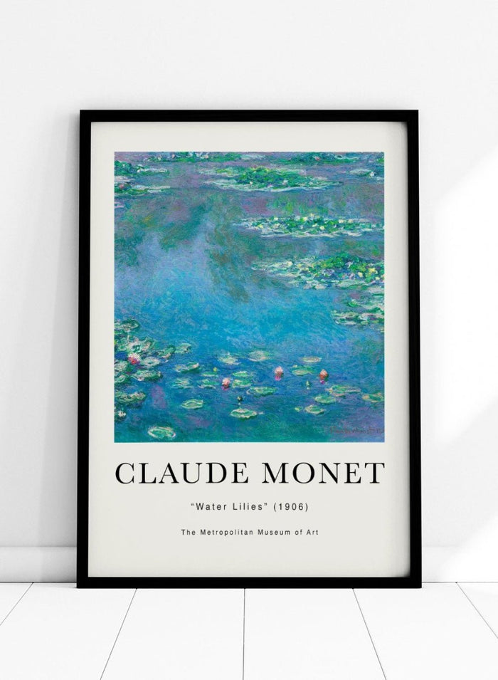 Claude Monet Water Lilies 1906 Art Print_Sugar & Canvas_Claude Monet