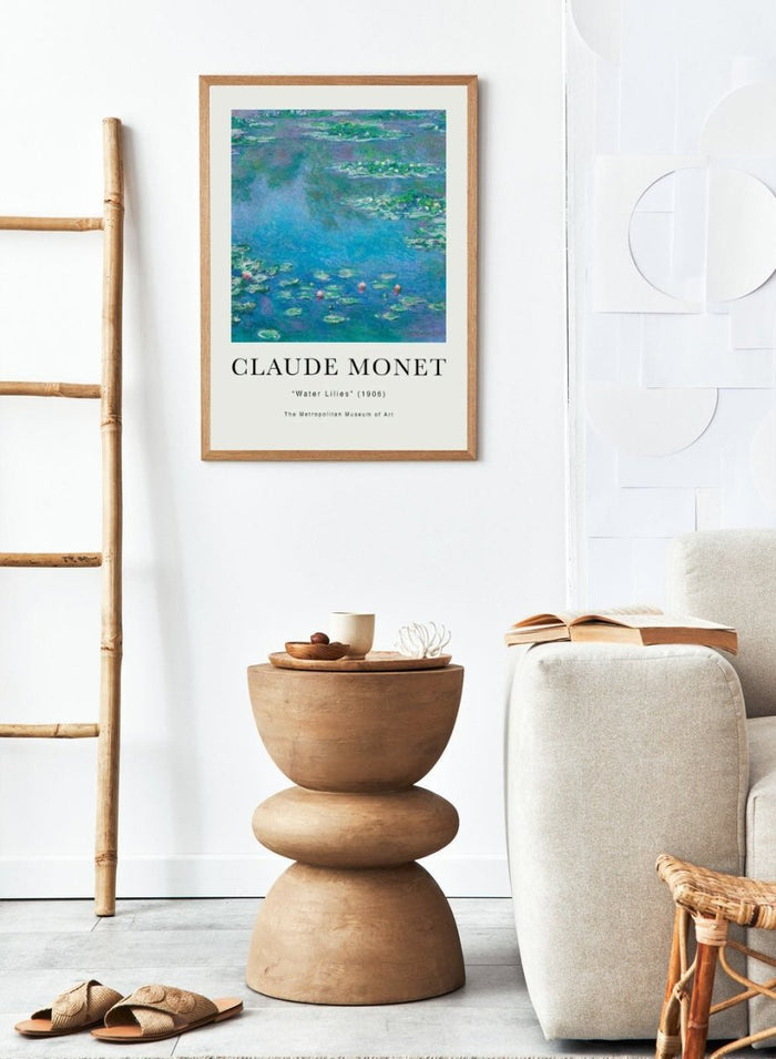 Claude Monet Water Lilies 1906 Art Print_Sugar & Canvas_Claude Monet