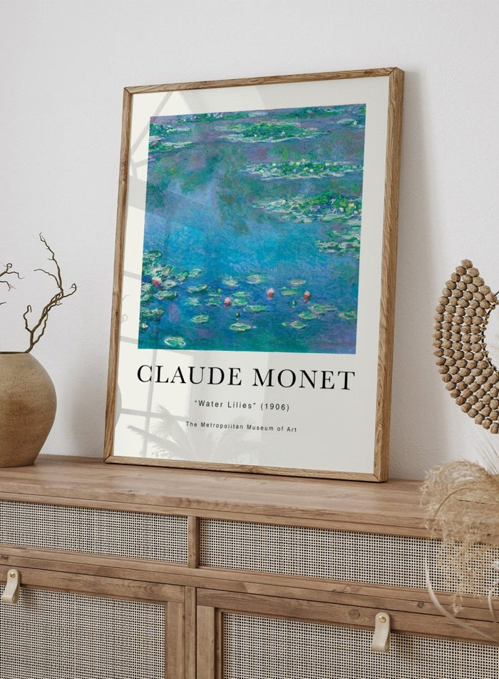 Claude Monet Water Lilies 1906 Art Print_Sugar & Canvas_Claude Monet