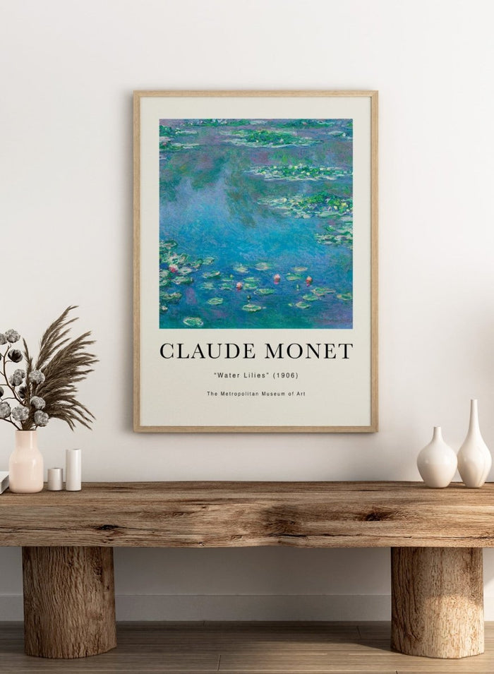 Claude Monet Water Lilies 1906 Art Print_Sugar & Canvas_Claude Monet