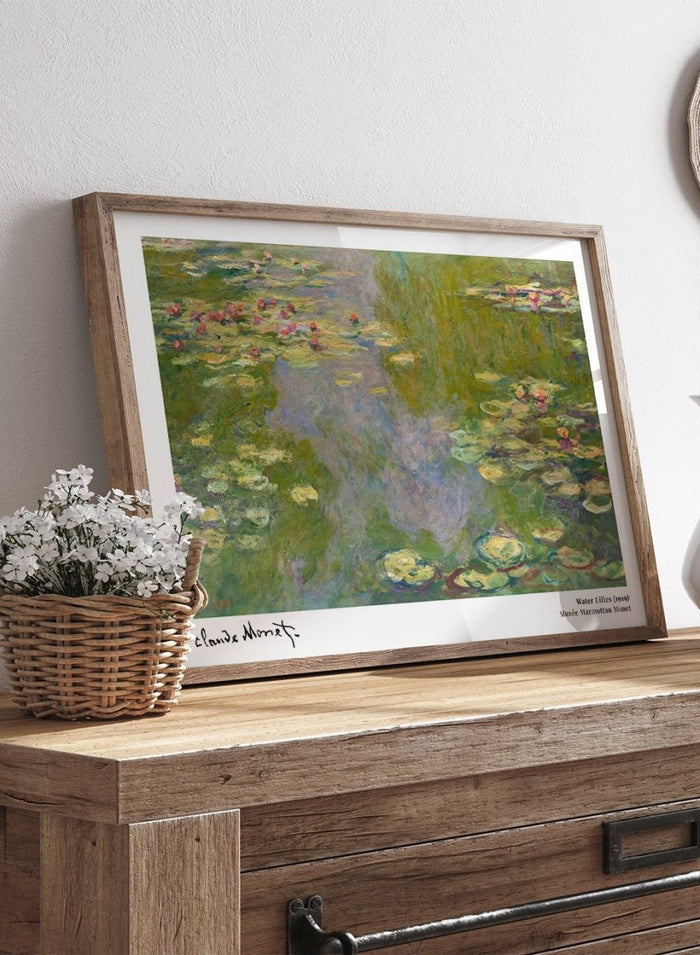 Claude Monet Water Lilies 1919 Art Print_Sugar & Canvas_Claude Monet