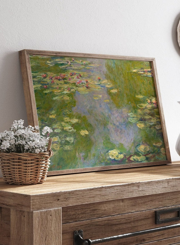 Claude Monet Water Lilies 1919 Art Print_Sugar & Canvas_Claude Monet