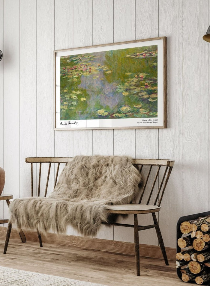 Claude Monet Water Lilies 1919 Art Print_Sugar & Canvas_Claude Monet