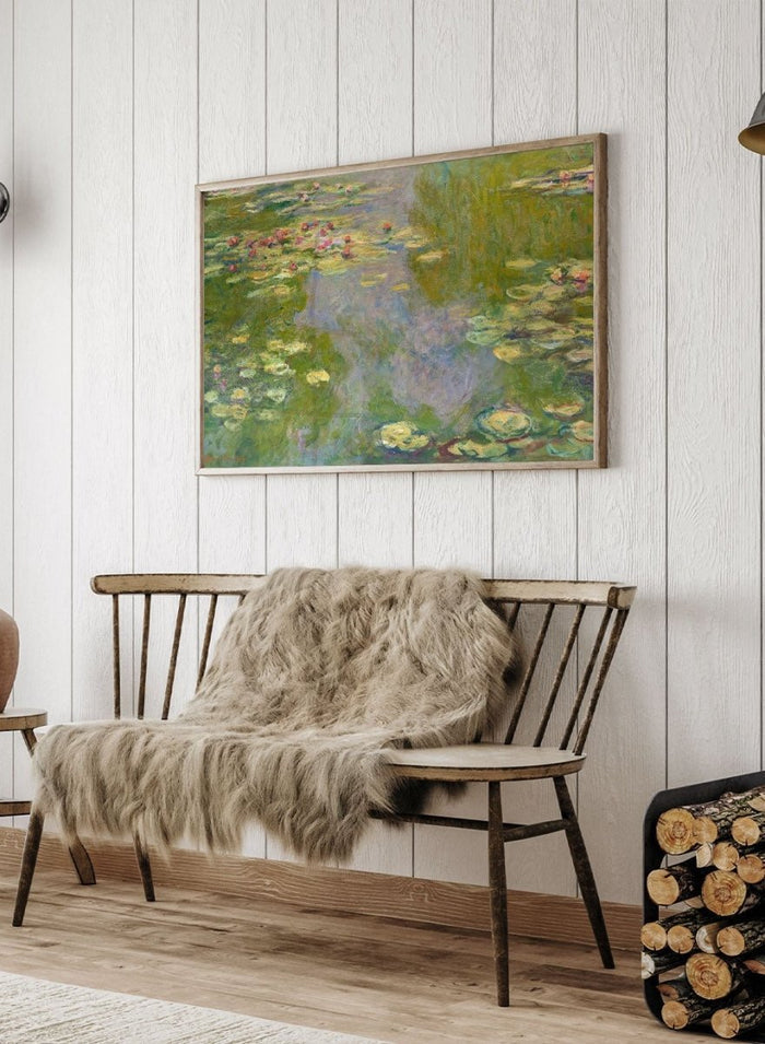 Claude Monet Water Lilies 1919 Art Print_Sugar & Canvas_Claude Monet
