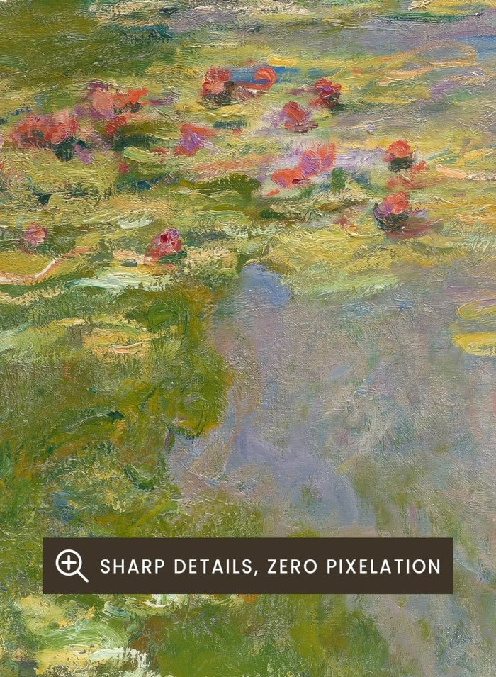 Claude Monet Water Lilies 1919 Art Print_Sugar & Canvas_Claude Monet