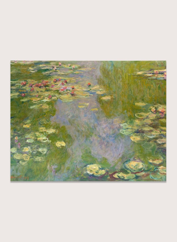 Claude Monet Water Lilies 1919 Art Print_Sugar & Canvas_Claude Monet