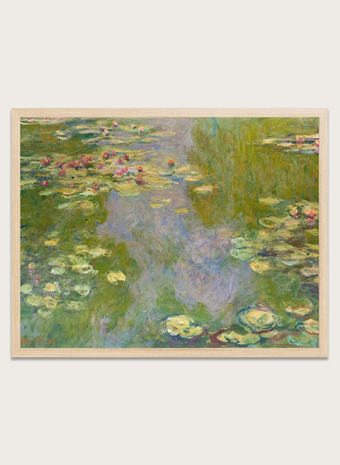 Claude Monet Water Lilies 1919 Art Print_Sugar & Canvas_Claude Monet