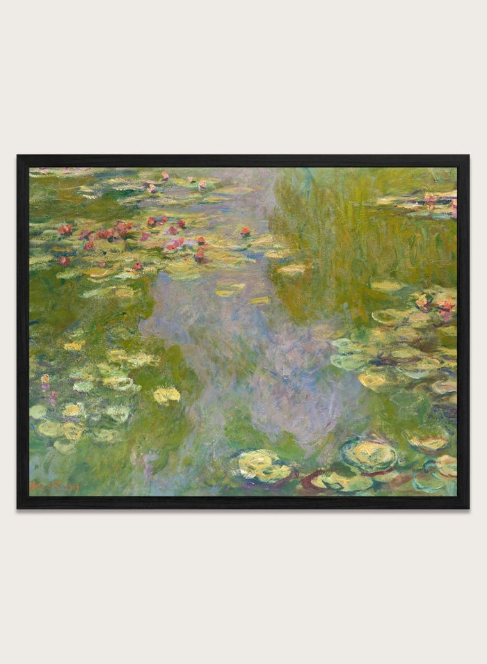Claude Monet Water Lilies 1919 Art Print_Sugar & Canvas_Claude Monet