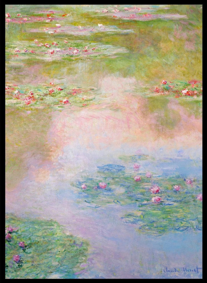 Claude Monet Water Lilies Art Print_Sugar & Canvas_Claude Monet
