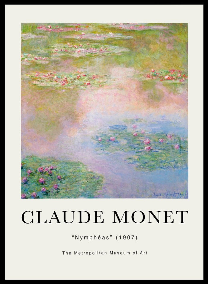 Claude Monet Water Lilies Art Print_Sugar & Canvas_Claude Monet