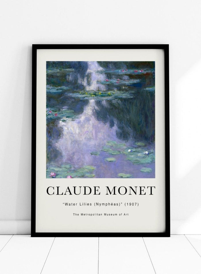 Claude Monet Water Lilies Art Print_Sugar & Canvas_Claude Monet