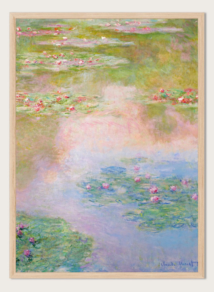 Claude Monet Water Lilies Art Print_Sugar & Canvas_Claude Monet
