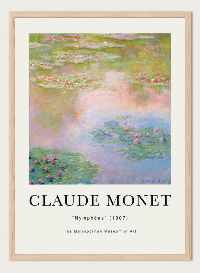 Claude Monet Water Lilies Art Print_Sugar & Canvas_Claude Monet