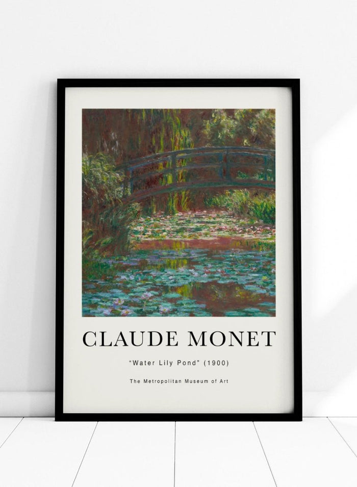 Claude Monet Water Lily Pond Art Print_Sugar & Canvas_Claude Monet