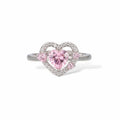 Clémence Pink Heart Ring