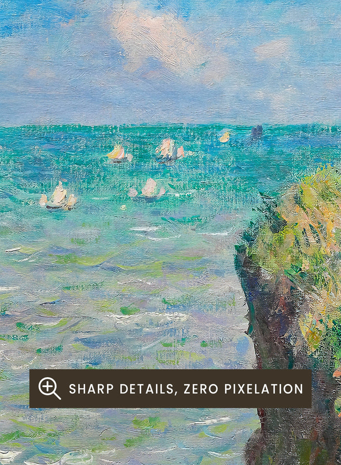 Cliff Walk at Pourville 1882 by Monet Print