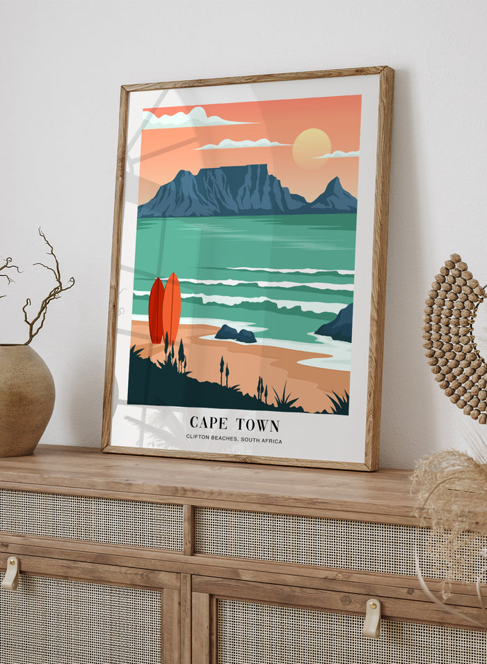 Clifton Beaches Cape Town Art Print