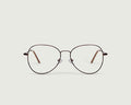 Bronze::Clinton Eyeglasses pilot brown metal front (4687758426166)