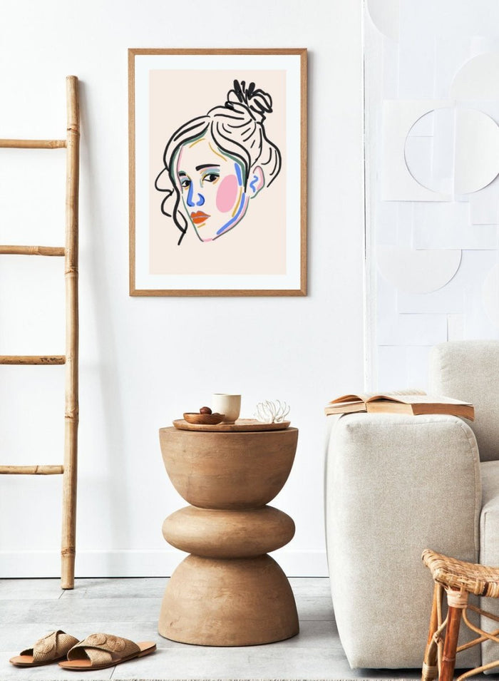 'Color Pop Portrait' Aesthetic Art Print_Sugar & Canvas_Sugar & Canvas
