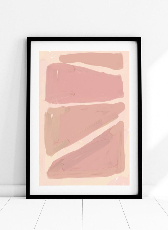 '‘Composition in Blush’ Aesthetic Art Print_Sugar & Canvas_Sugar & Canvas