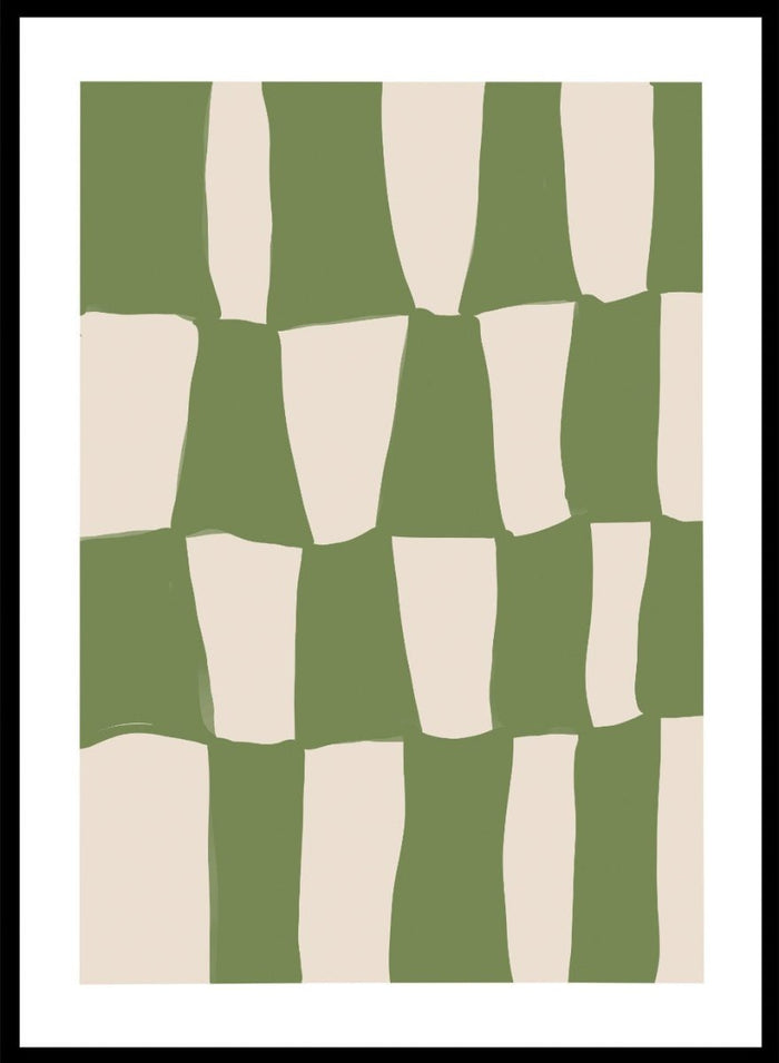 'Composition in Green' Aesthetic Art Print_Sugar & Canvas_Sugar & Canvas