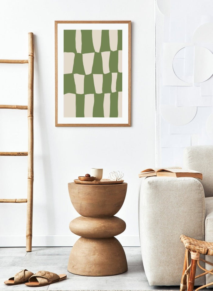 'Composition in Green' Aesthetic Art Print_Sugar & Canvas_Sugar & Canvas