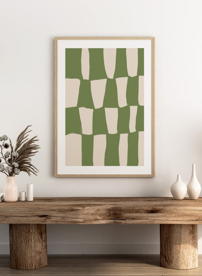 'Composition in Green' Aesthetic Art Print_Sugar & Canvas_Sugar & Canvas