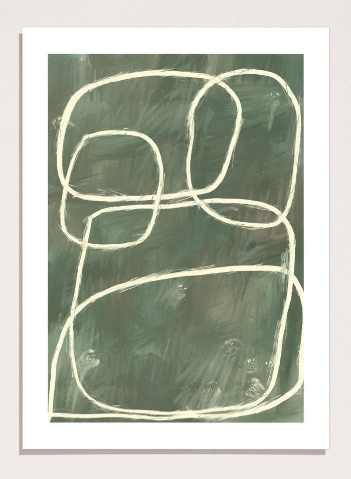 ‘Contours of Thought’ Aesthetic Art Print_Sugar & Canvas_Sugar & Canvas