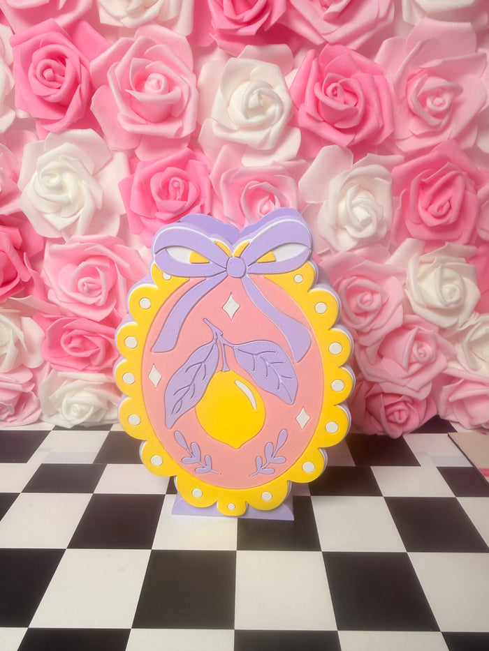 Coquette Lemon Pen Holder