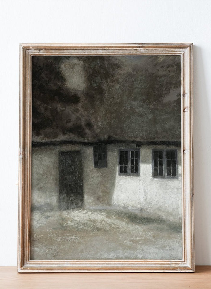 "Corner of a Farm" Art Print_Sugar & Canvas_Vilhelm Hammershøi