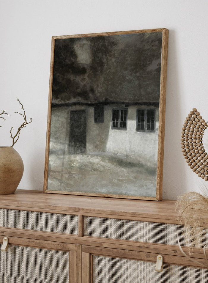 "Corner of a Farm" Art Print_Sugar & Canvas_Vilhelm Hammershøi