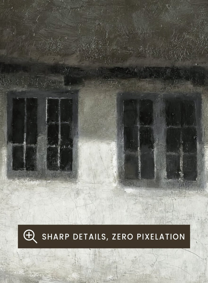 "Corner of a Farm" Art Print_Sugar & Canvas_Vilhelm Hammershøi