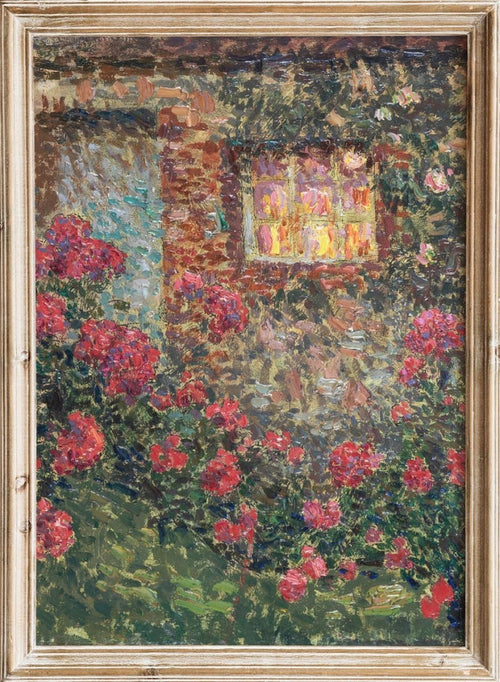 "Cottage Among the Roses" Art Print_Sugar & Canvas_Henri Le Sidaner