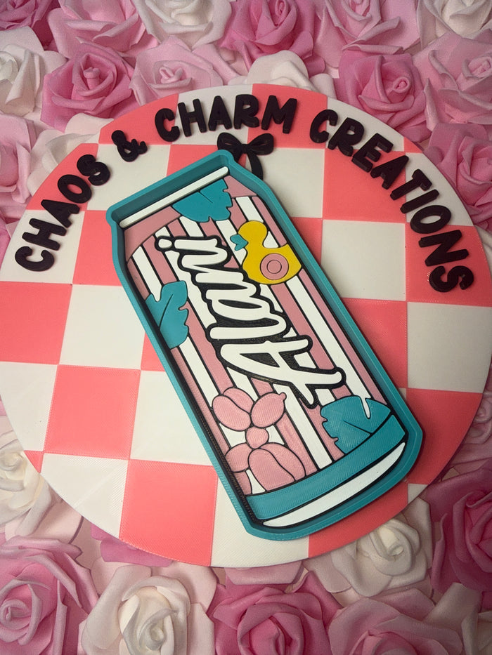 Cotton Candy Energy Drink Tray