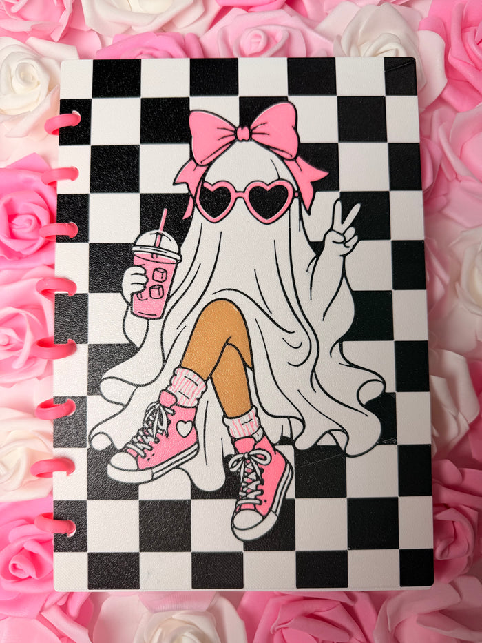 Cute ghostie girl A5 notebook