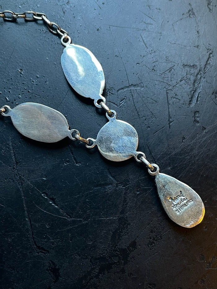 Dahlia Lariat Necklace | Sterling Silver 925 C762