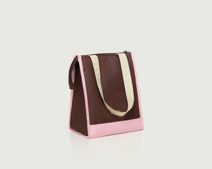 Neapolitan::Daily Lunch Pack  Brown  front diagonal