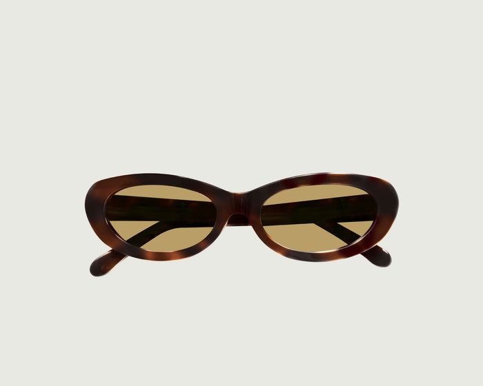 Classic Tort::Dakota Sunglasses cateye tort acetate top