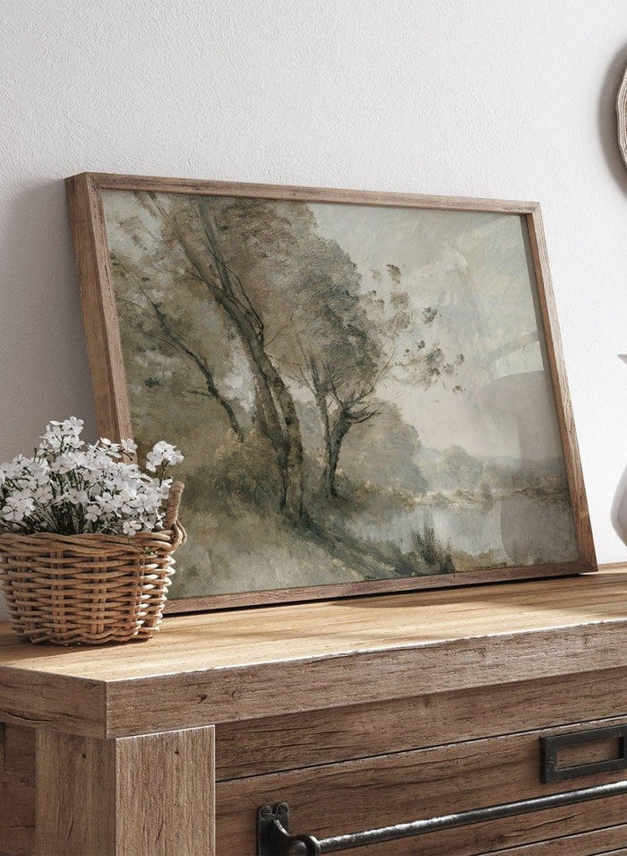 "Dam in Ruins" Art Print_Sugar & Canvas_Paul Désiré Trouillebert