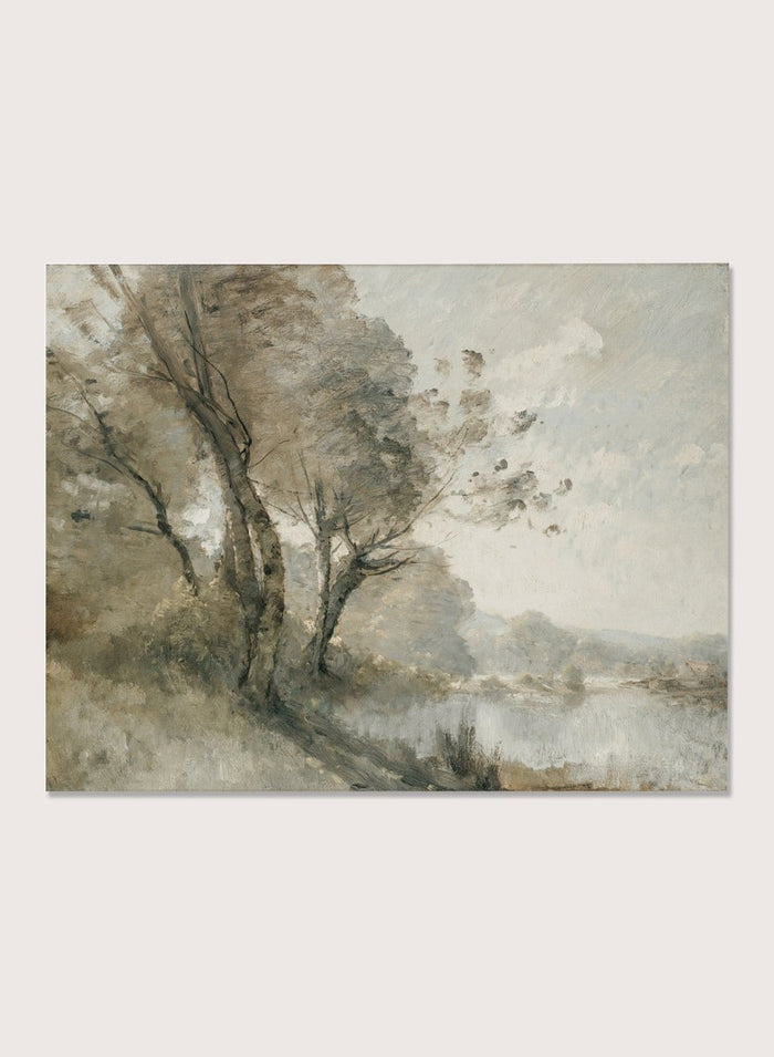 "Dam in Ruins" Art Print_Sugar & Canvas_Paul Désiré Trouillebert