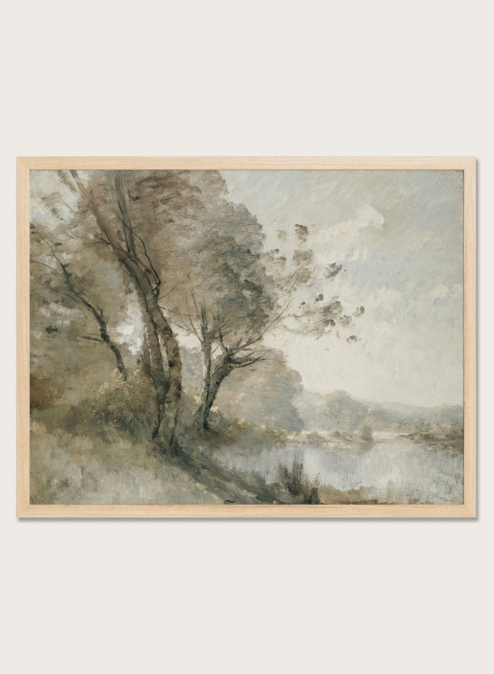 "Dam in Ruins" Art Print_Sugar & Canvas_Paul Désiré Trouillebert