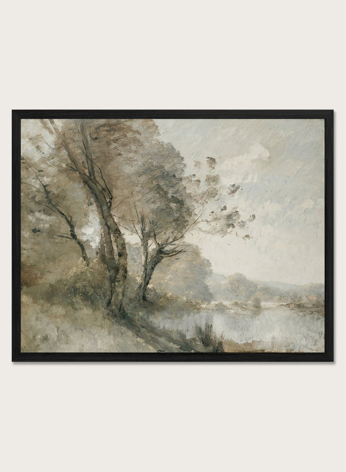 "Dam in Ruins" Art Print_Sugar & Canvas_Paul Désiré Trouillebert